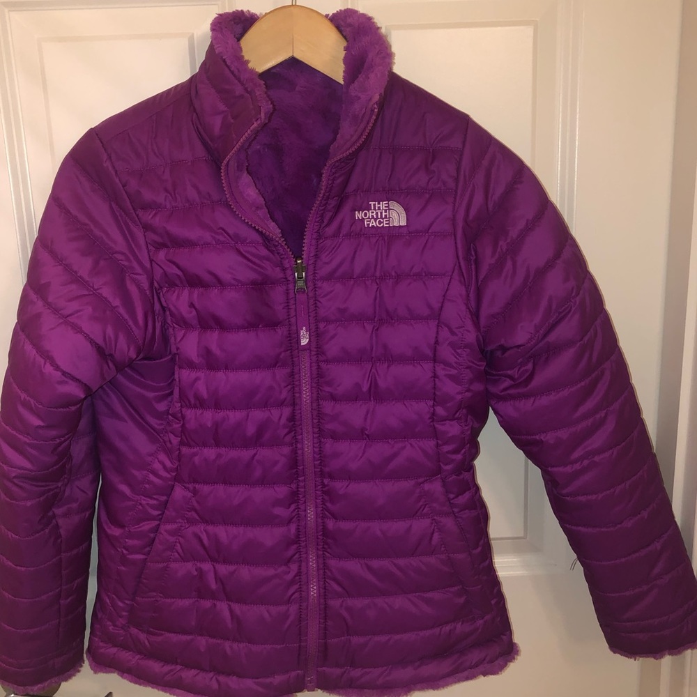 Girls North Face Reversible Coat
